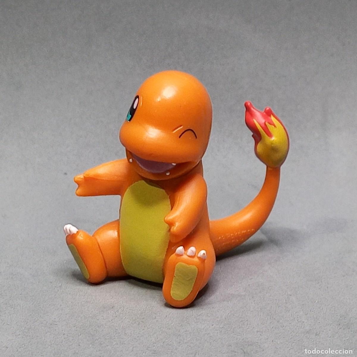 Figure di Gomma e PVC: Figura de un Charmander Mini sentado. WCT (Wicked Cool Toys) Nintendo. Pokemon tipo fuego de 1a gen