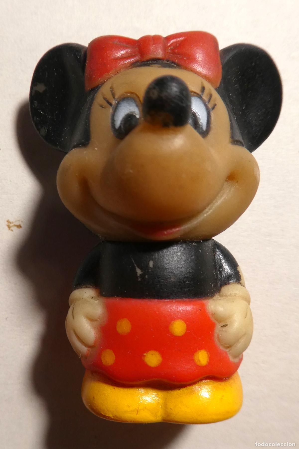 Figuras de goma y PVC: FIGURA DE GOMA DE MINNIE MOUSE DISNEY A&Ntilde;OS 80, mide 5 cm