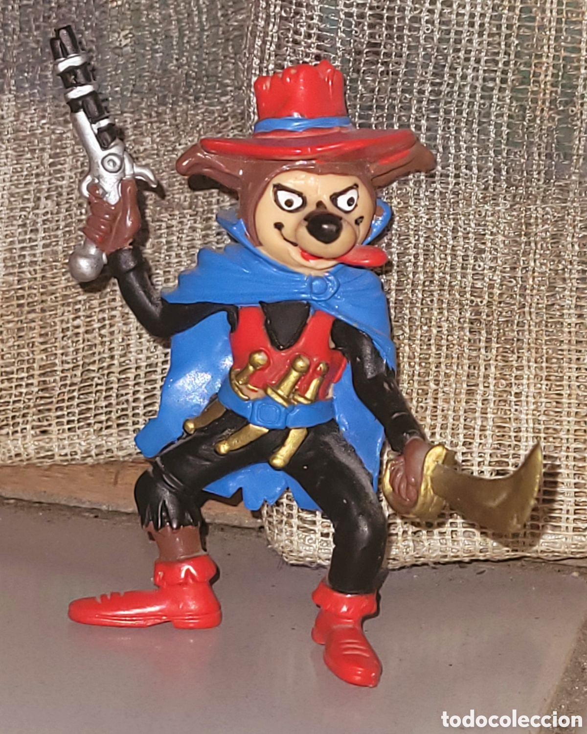 Figuras de goma y PVC: MUY DIFICIL: Bonita figura pvc goma Lobo Gretel Aldea del Arce Maple Town marca Comics Spain
