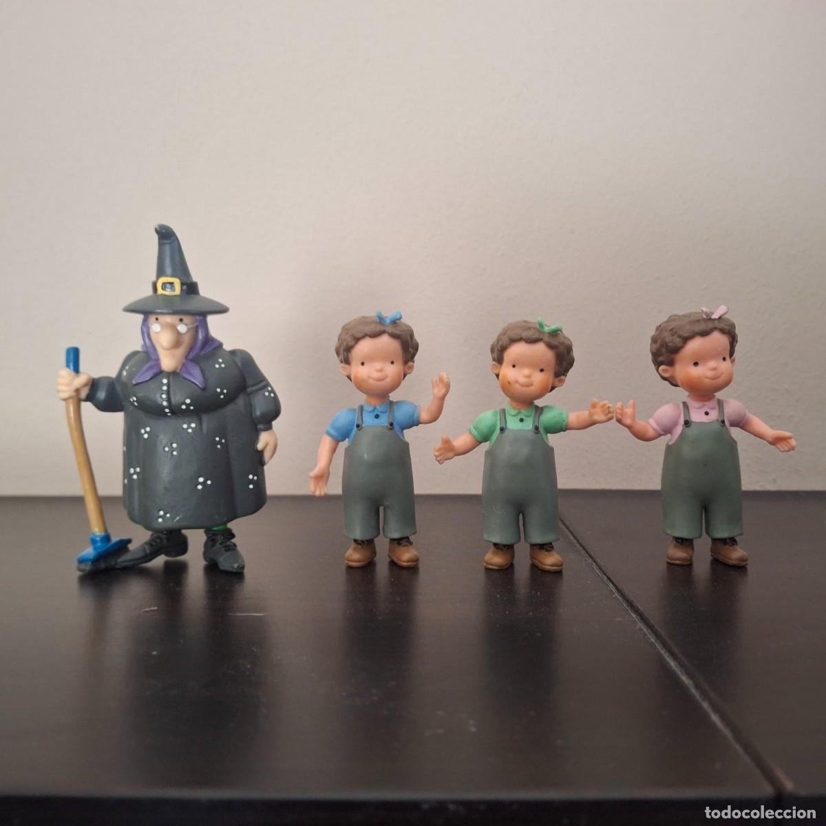 Figurines en Caoutchouc et PVC: LAS TRES MELLIZAS BRUJA ABURRIDA - LOTE COMPLETO FIGURAS PVC YOLANDA CROMOSOMA