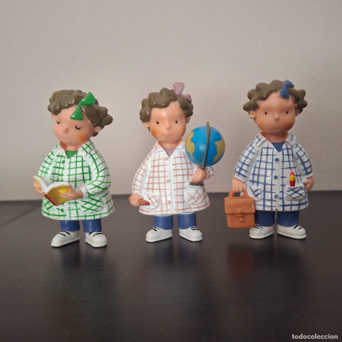 Figuras de goma y PVC: LAS TRES MELLIZAS - LOTE COMPLETO FIGURAS PVC YOLANDA CROMOSOMA