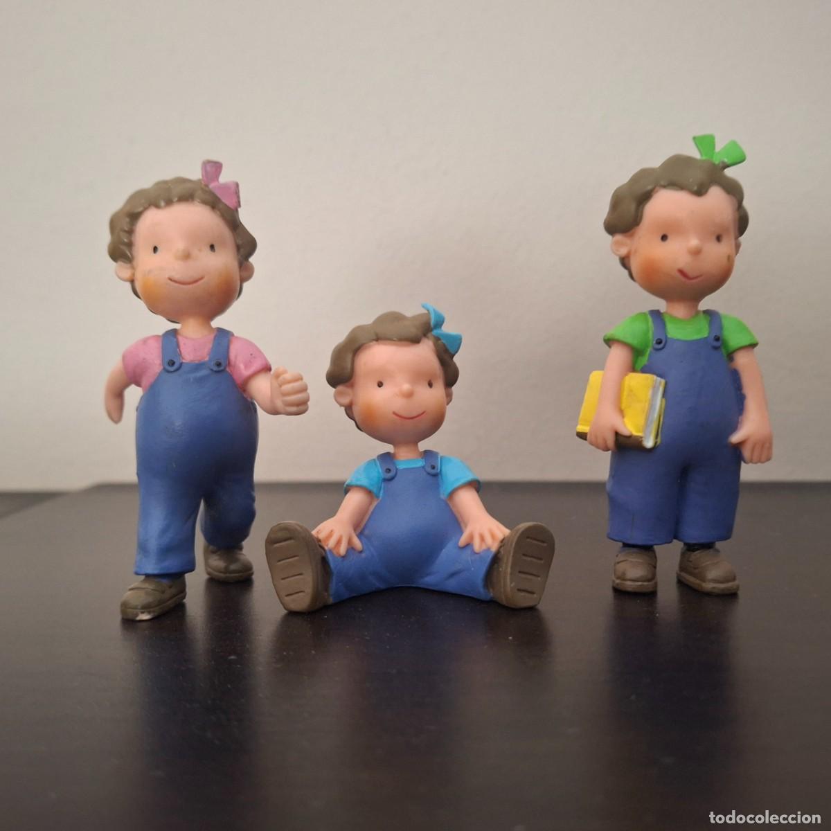 Figuras de goma y PVC: LAS TRES MELLIZAS - LOTE COMPLETO FIGURAS PVC YOLANDA CROMOSOMA