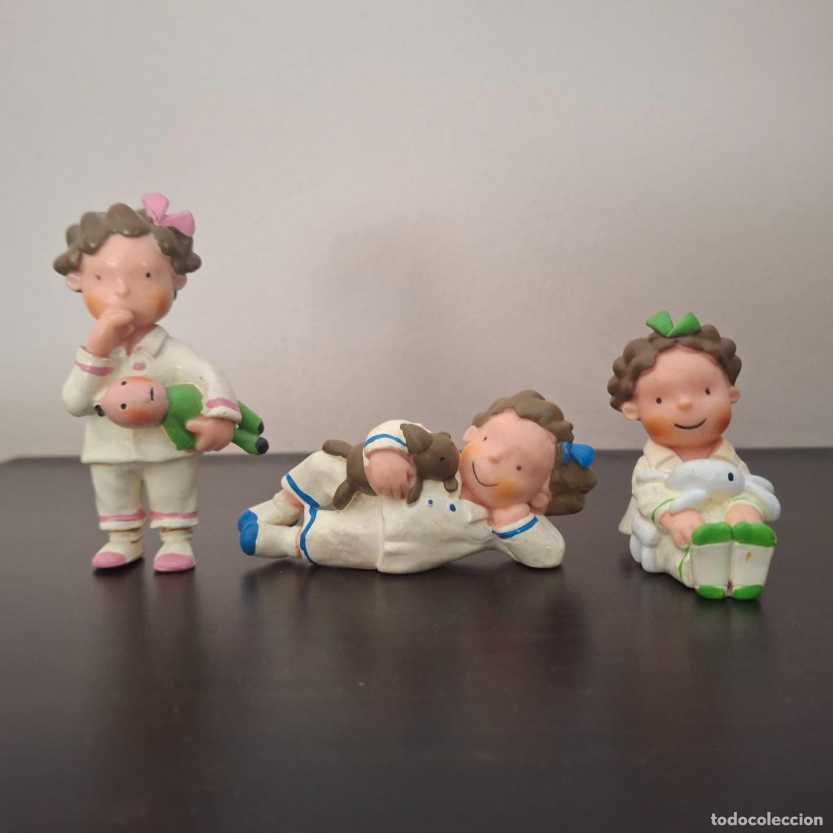 Figuras de goma y PVC: LAS TRES MELLIZAS - LOTE COMPLETO FIGURAS PVC YOLANDA CROMOSOMA