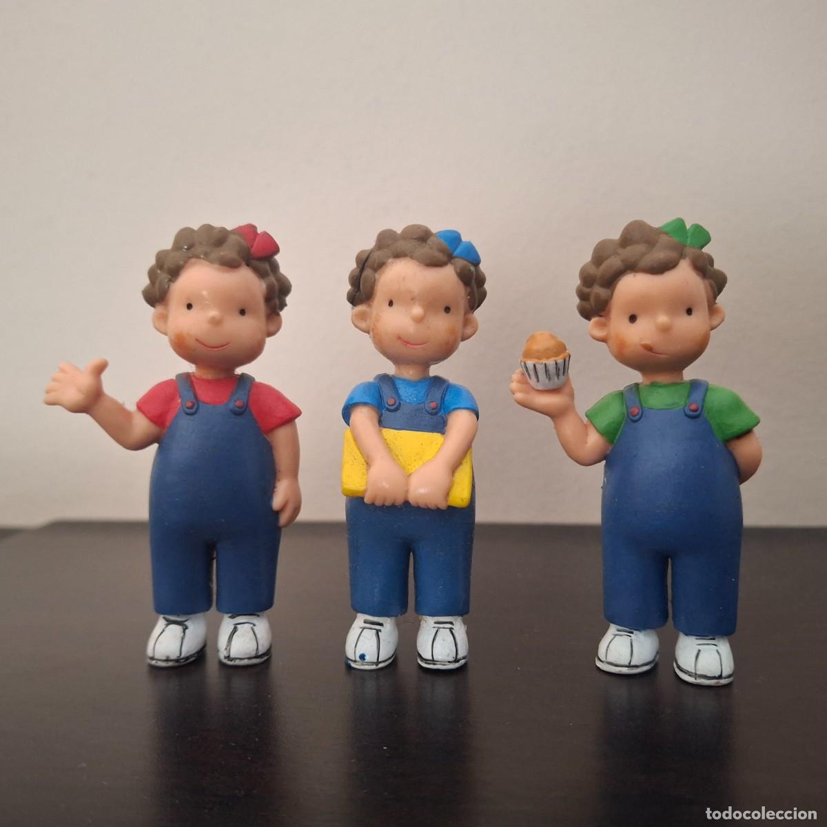 Figuras de goma y PVC: LAS TRES MELLIZAS - LOTE COMPLETO FIGURAS PVC YOLANDA CROMOSOMA