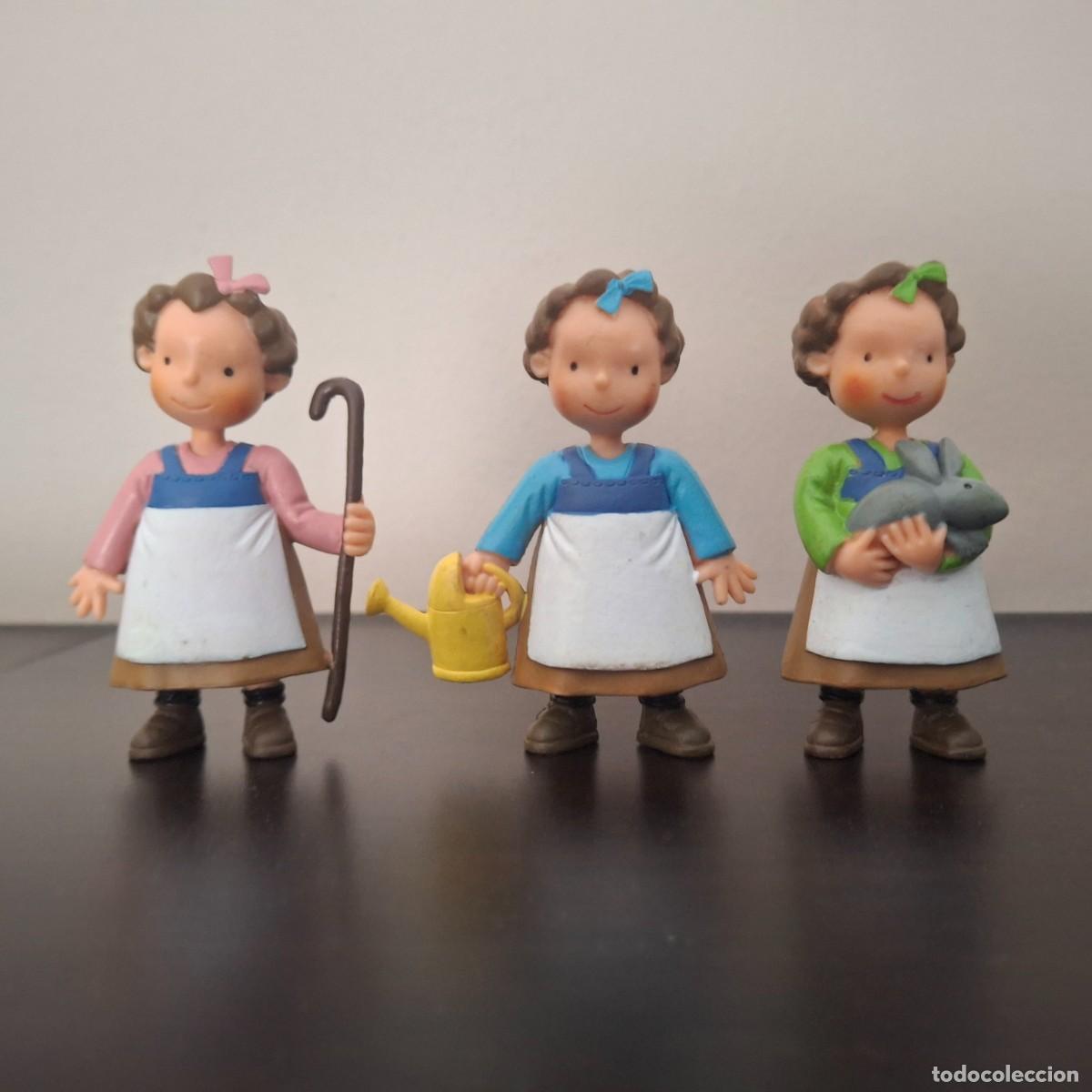 Figuras de goma y PVC: LAS TRES MELLIZAS - LOTE FIGURAS PVC YOLANDA CROMOSOMA