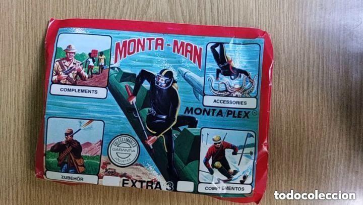 Figuras de goma y PVC: MONTAPLEX MONTAMAN SOBRE BORDES ROJOS CERRADO - EXTRA 3