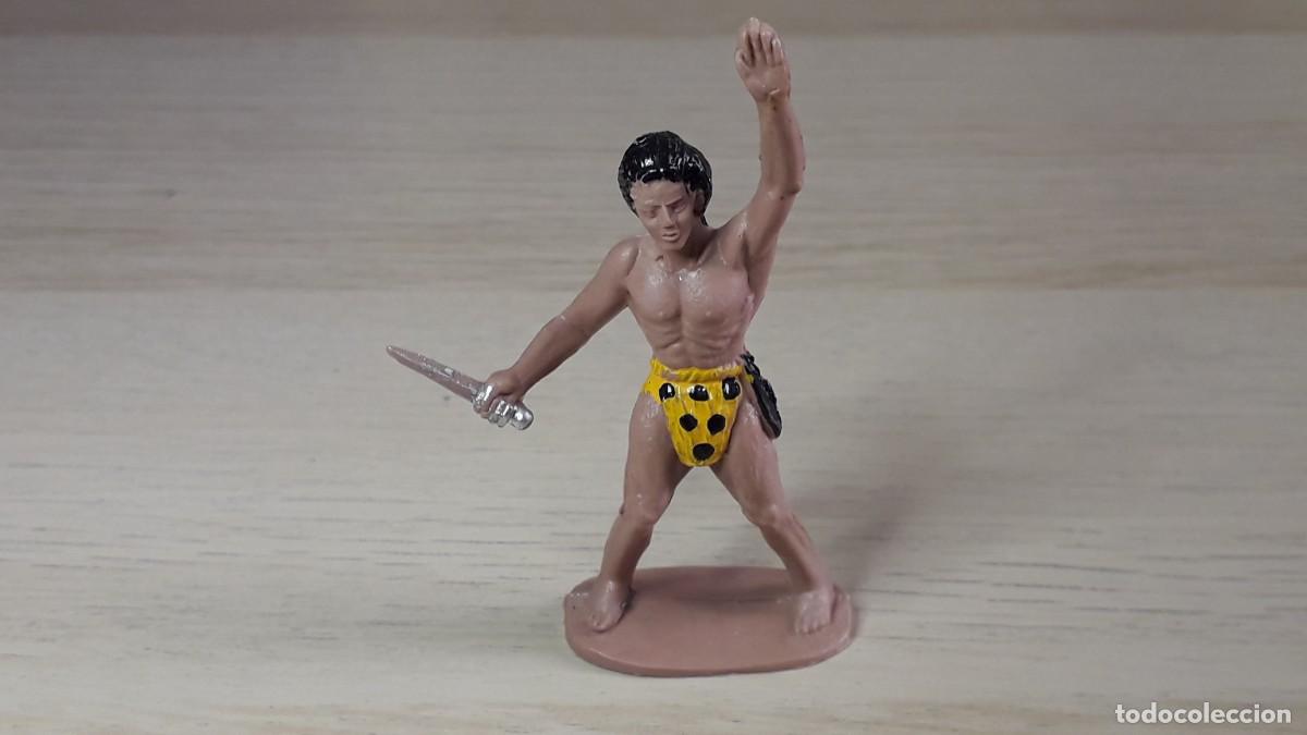 Figuras de goma y PVC: Tarz&aacute;n de los monos, Safari, fabricado en pl&aacute;stico, Sotorres Spain tipo Jecsan, original a&ntilde;os 60.