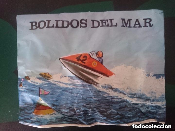Figuras de goma y PVC: SOBRE SORPRESA -BOLIDOS DE MAR -VER FOTOS -A&Ntilde;OS 70