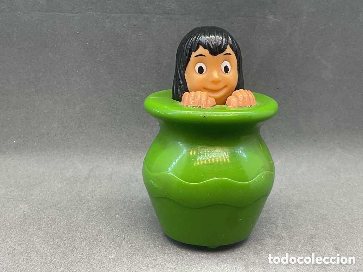 Figuras de goma y PVC: Antigua Figura de Mowgli. Personaje del Libro de la Selva. Mc Donalds.