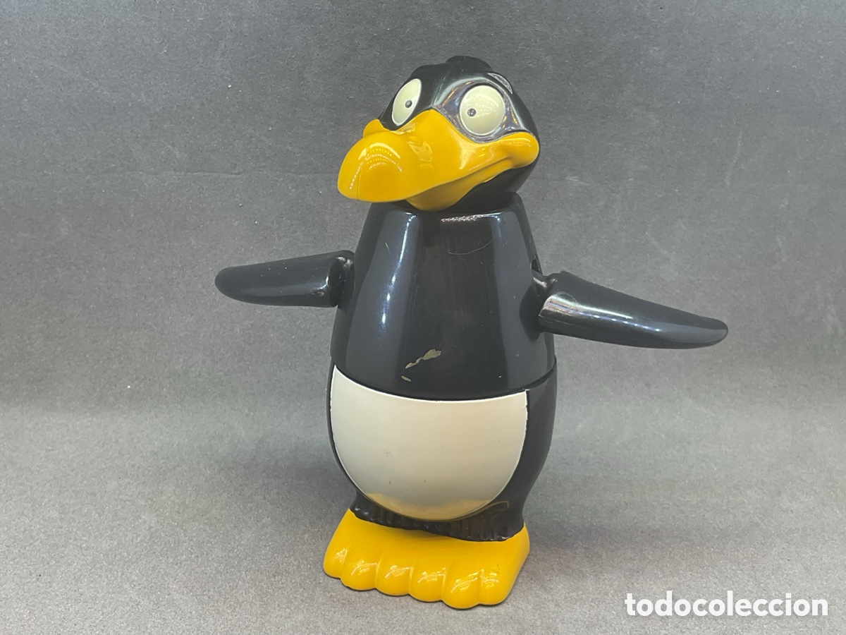 Figuras de goma y PVC: Figura de Pinguino . A&ntilde;o 2000 Promocional de Mc Donalds.