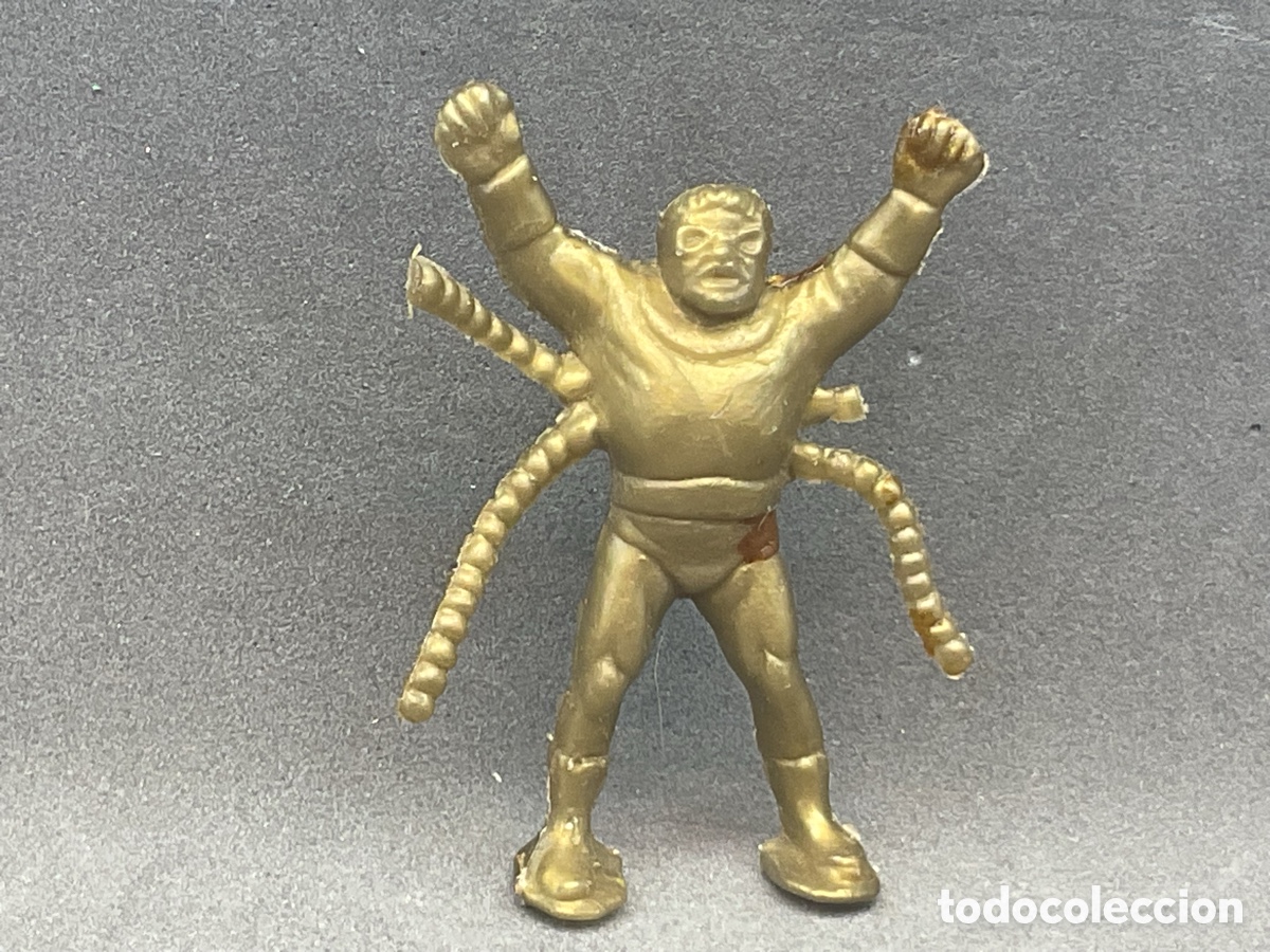 Figuras de goma y PVC: Antigua Figura en Pl&aacute;stico del Personaje Doctor Octopus . Marvel. Coleccionismo Dunkin.