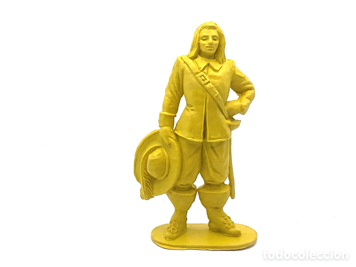 Figuras de goma y PVC: Antigua Figura en Pl&aacute;stico. Serie Mosqueteros. A&ntilde;os 70