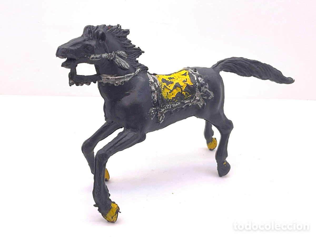 Figuras de goma y PVC: Antigua Figura del Oeste en Pl&aacute;stico Reigon. Serie Indios y Vaqueros. Made in Spain
