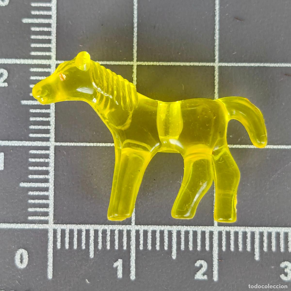 Figuras de goma Kinder: Caballo mini cristal tipo kinder
