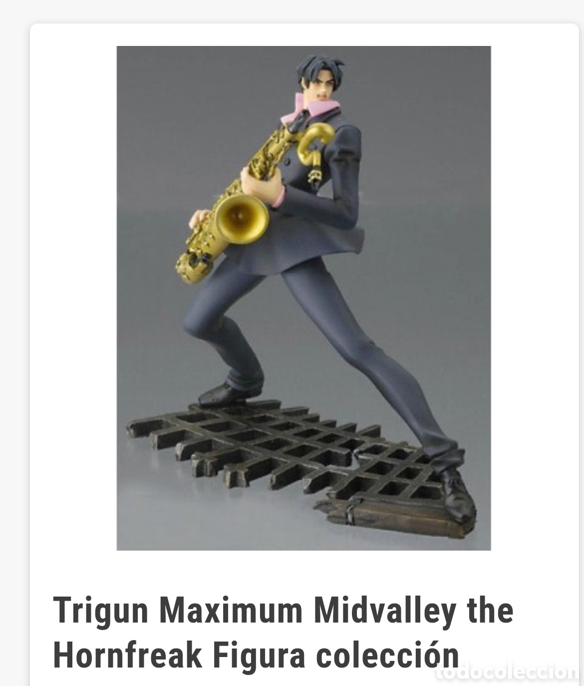 Figuras de goma y PVC: Figura Trigun Maximum Midvalley (Yamato)