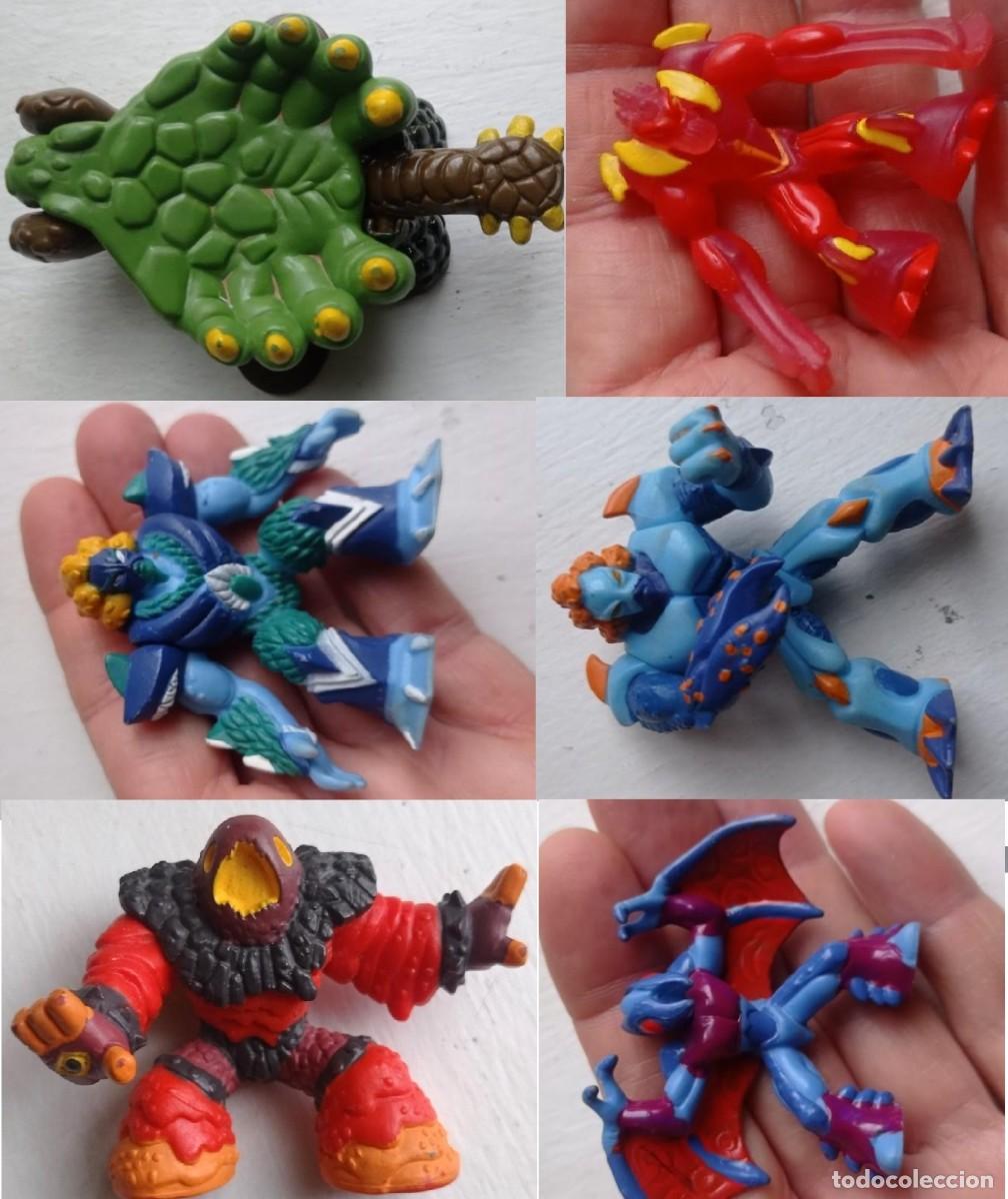 Figuras de goma y PVC: 6 figuras de GORMITI de Giochi Preziosi
