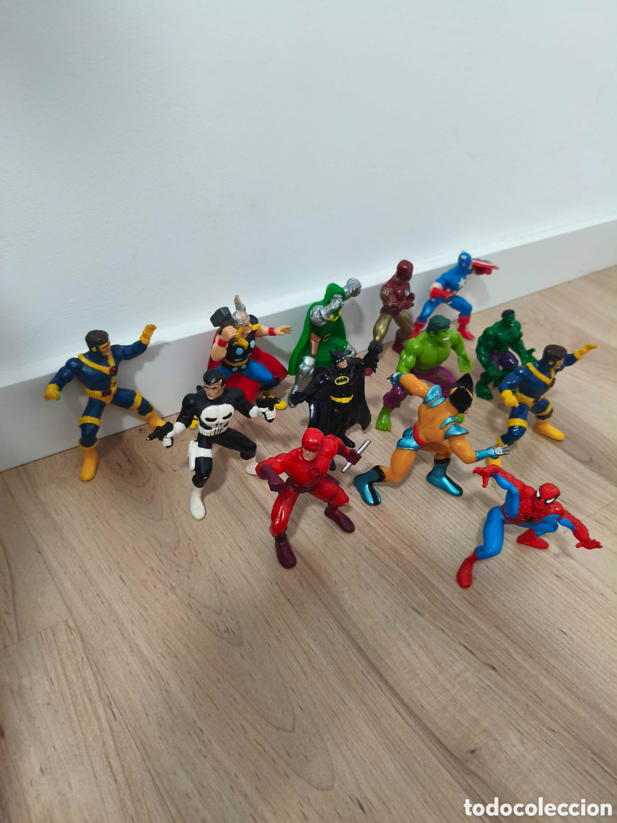 Figure di Gomma e PVC: Lote figuras superh&eacute;roes