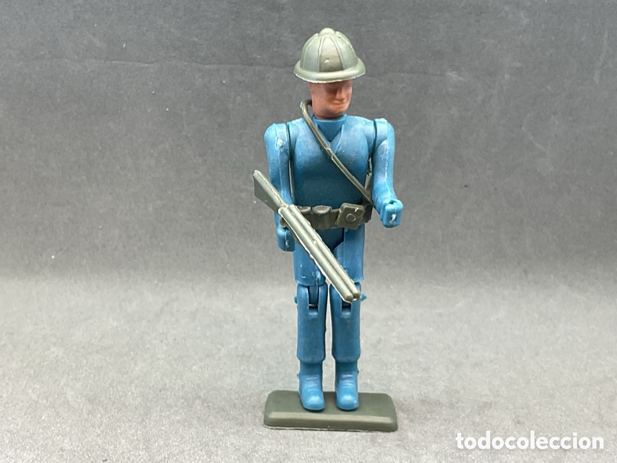 Figuras de goma y PVC: Figura Monta -Man de Montaplex. Made in Spain