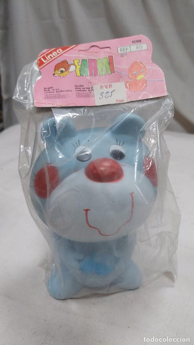 Figuras de goma y PVC: Mu&ntilde;eco de goma farmi osito