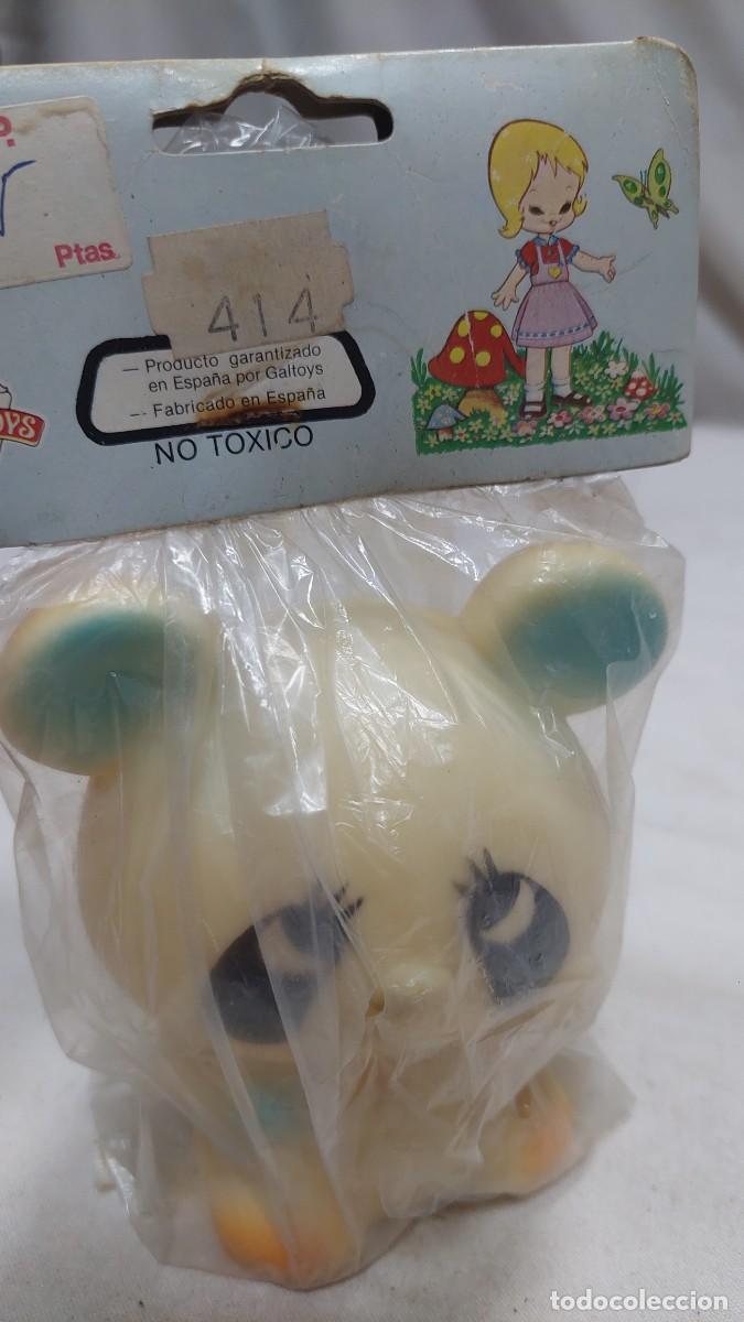 Figuras de goma y PVC: Mu&ntilde;eco de goma Galtoys oso panda