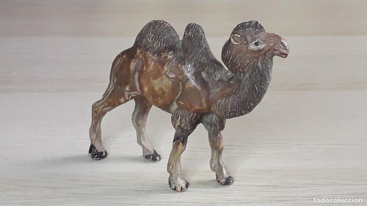 Figuras de goma y PVC: Camello, fabricado en goma, Pech Spain tipo Jecsan, original a&ntilde;os 50-60.