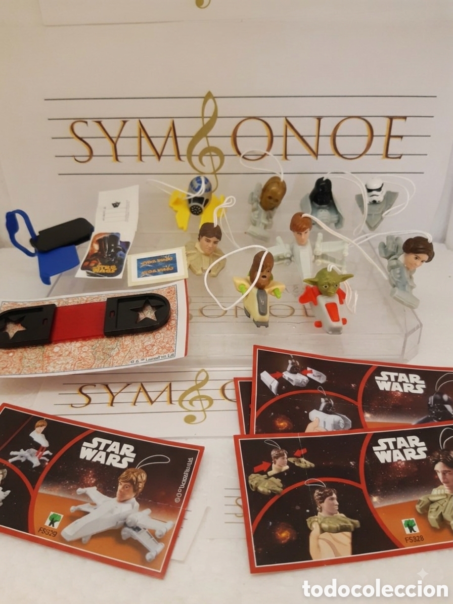 Figuras de goma Kinder: Serie completa kinder Sorpresa Star Wars