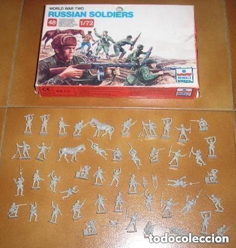 Figuras de goma y PVC: ESCI RUSOS EN CAJA -MIRAR FOTO