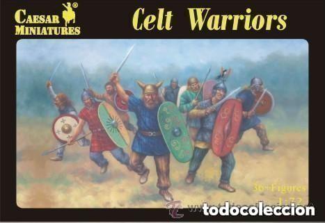 Figuras de goma y PVC: GUERREROS CELTAS - CAESAR 1 72 -con 37 figuras