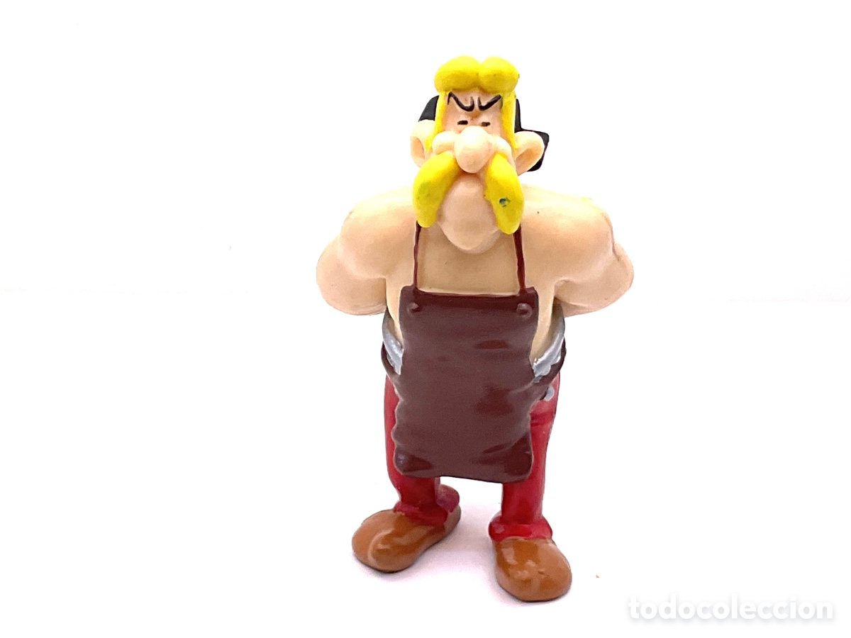 Figuras de goma y PVC: Figura de Esatom&aacute;tix ( C&eacute;tautomatix) . Colecci&oacute;n Asterix y Obelix. Plastoy A&ntilde;o 1997