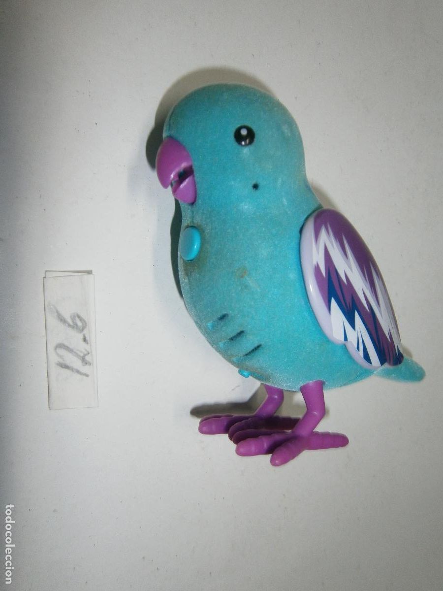 Figuras de goma y PVC: PAJARITO PARLANCHIN INTERACTIVO