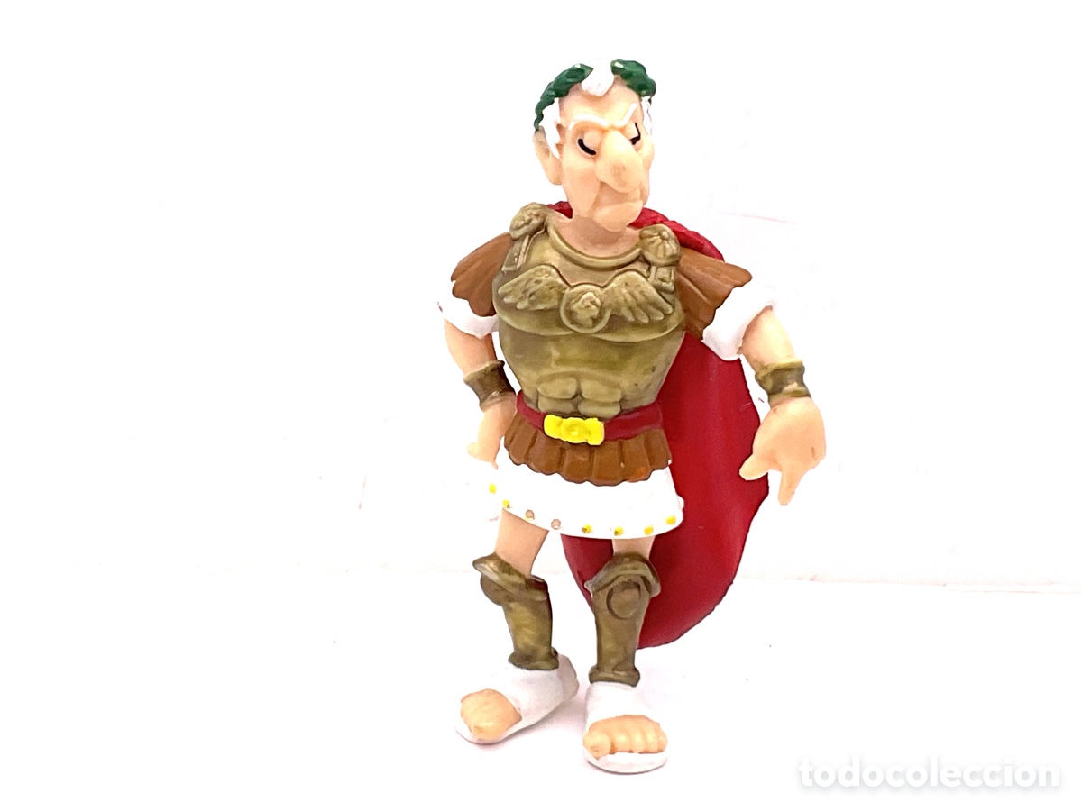 Figuras de goma y PVC: Figura de Julio Cesar. Colecci&oacute;n Asterix y Obelix. Plastoy A&ntilde;o 1997