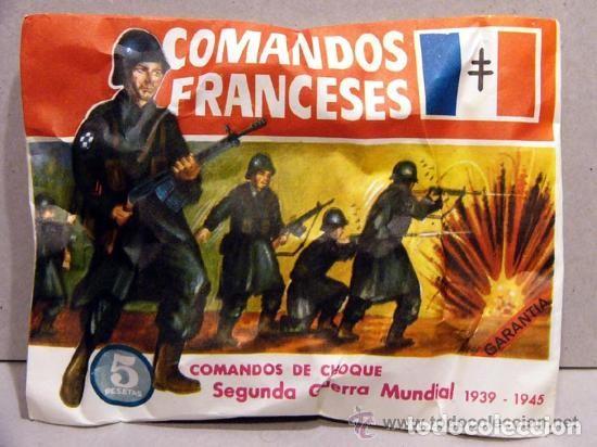 Figuras de goma y PVC: SOBRE MONTAPLEX ORIGINAL COMANDOS FRANCESES SERIE EJERCITOS DEL MUNDO SEGUNDA GUERRA MUNDIAL 2WW