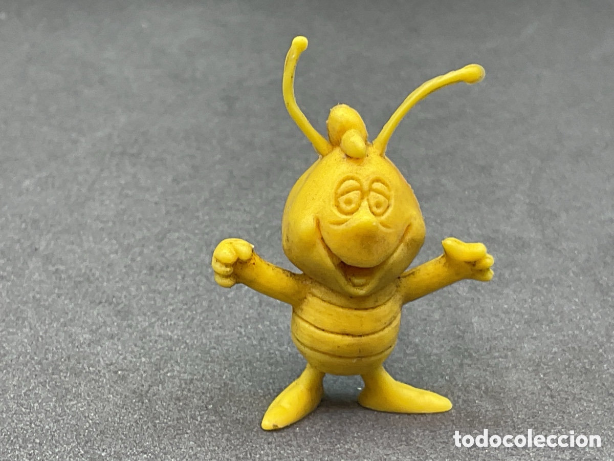 Figuras de goma y PVC: Antigua Figurita de la Abeja Maya. Colecciones Dunkin. Personaje Willy.