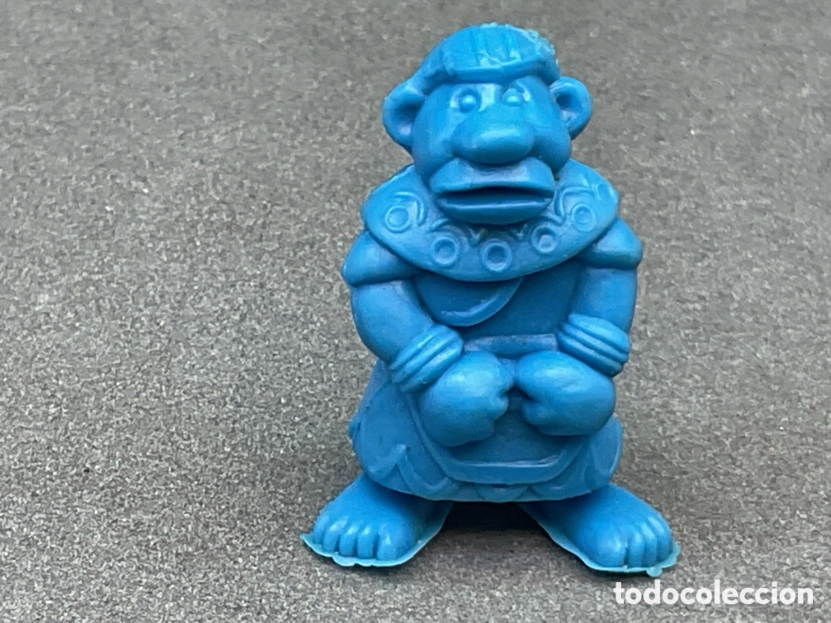Figuras de goma y PVC: Antigua Figura en Pl&aacute;stico. Dunkin de Asterix y Obelix. Personaje Esclavo Nubio . Serie Egipcios