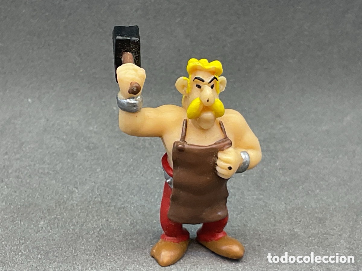Figuras de goma y PVC: Figurita de la Colecci&oacute;n de Asterix y Obelix. Marca Plastoy. A&ntilde;o 1999 . Altura 4 Cent&iacute;metros.