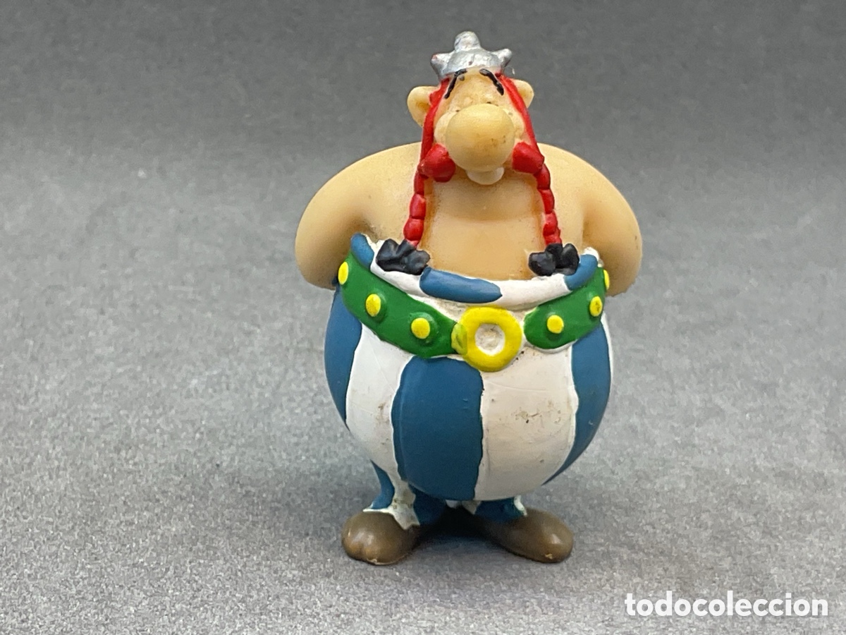 Figuras de goma y PVC: Figurita de la Colecci&oacute;n de Asterix y Obelix. Marca Plastoy . Altura 4 Cent&iacute;metros.