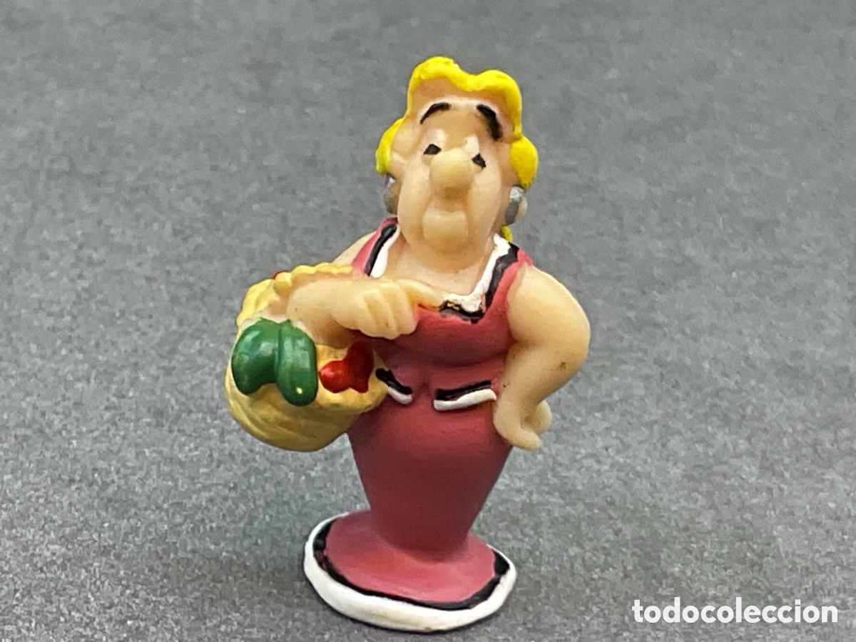 Figuras de goma y PVC: Figurita de la Colecci&oacute;n de Asterix y Obelix. Marca Plastoy . Altura 3 Cent&iacute;metros.