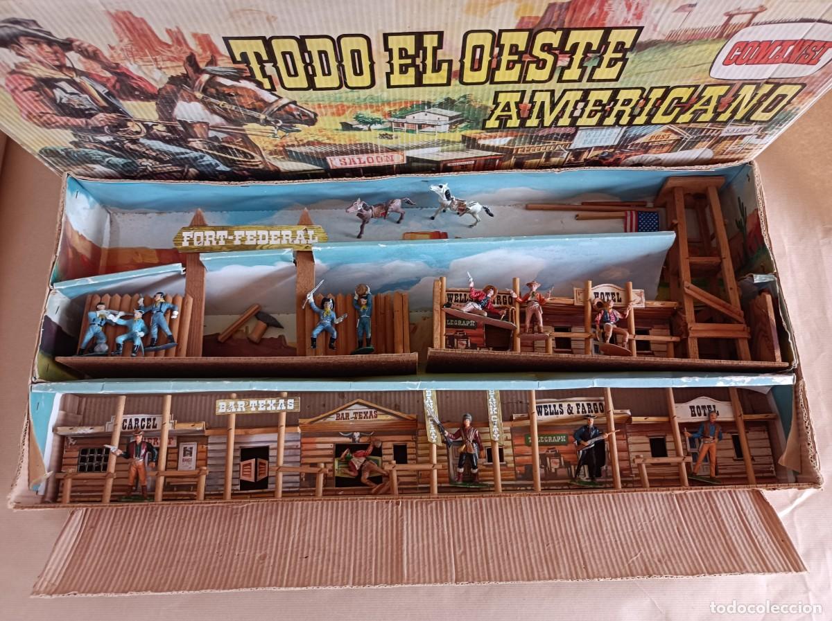 Figuras de goma y PVC: TODO EL OESTE AMERICANO DE MADERA FABRICANTE COMANSI