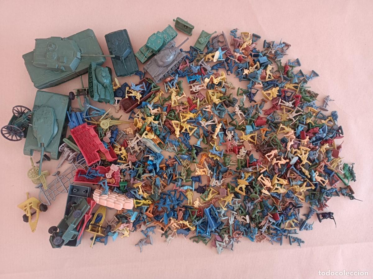 Figuras de goma y PVC: LOTE DE SOLDADITOS MONTAPLEX Y OTRAS MARCAS LOTE 4