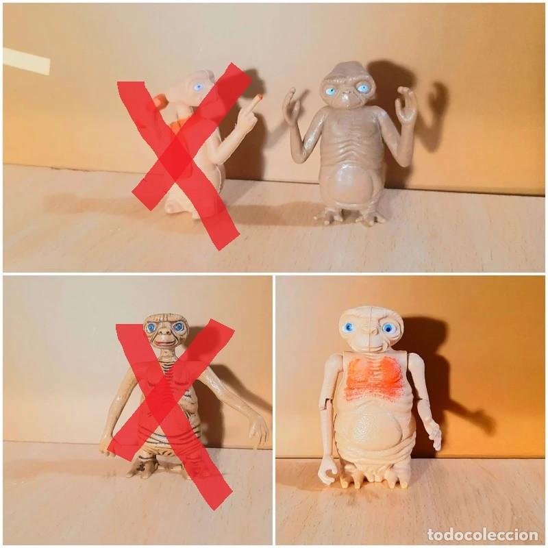 Figuras de goma y PVC: Figura varios E.T extra-terrestre 1982 articulable cuello extensible