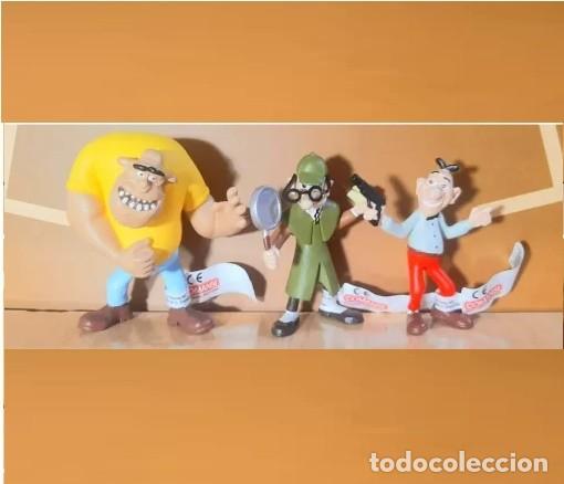 Figuras de goma y PVC: Figuras PVC Mortadelo y Filemon - Tronchamulas - Comansi - Nuevos en bolsa a estrenar
