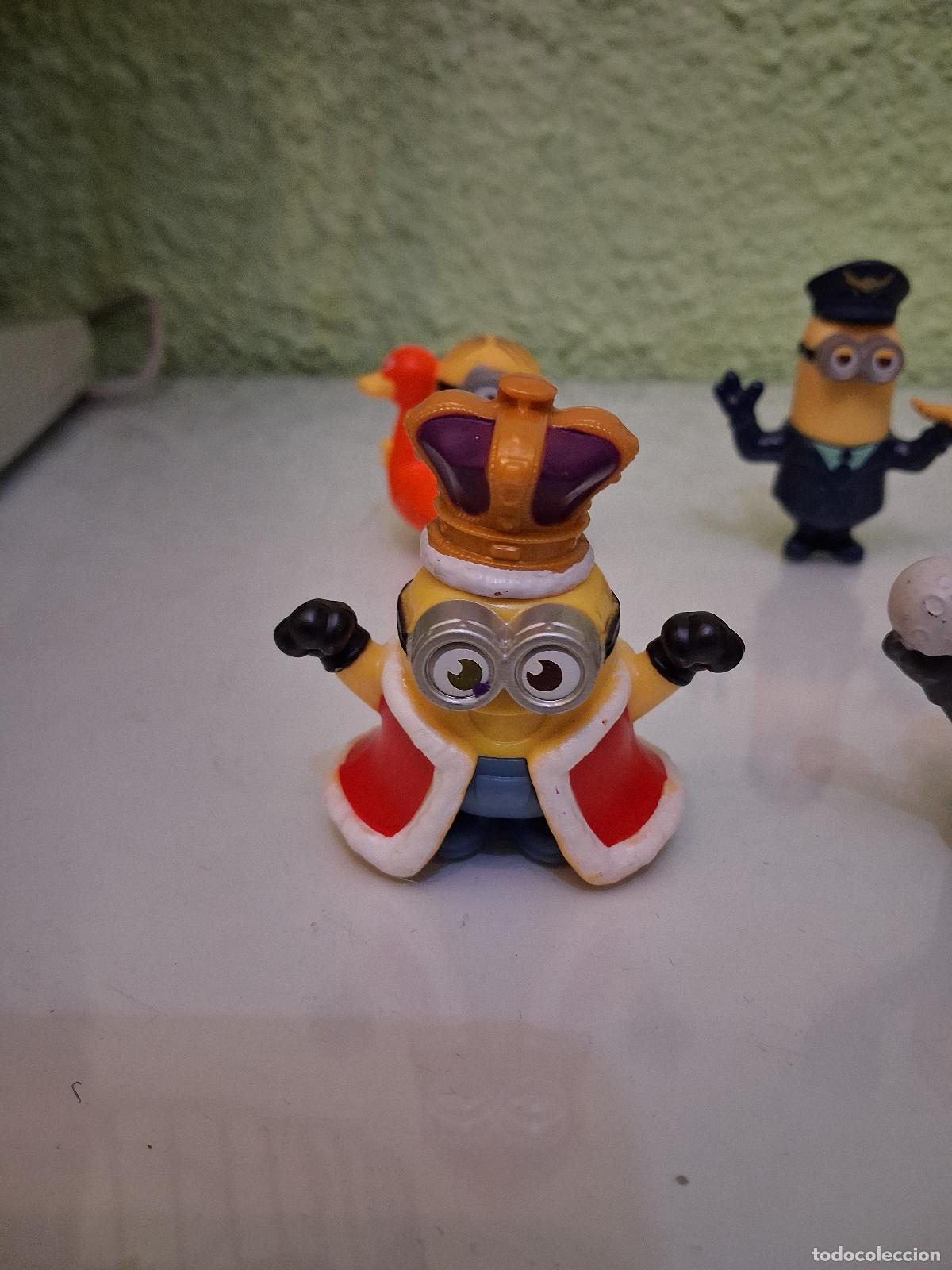 Figuras de goma y PVC: Lote de 6 mu&ntilde;ecos Minions - Foto 3