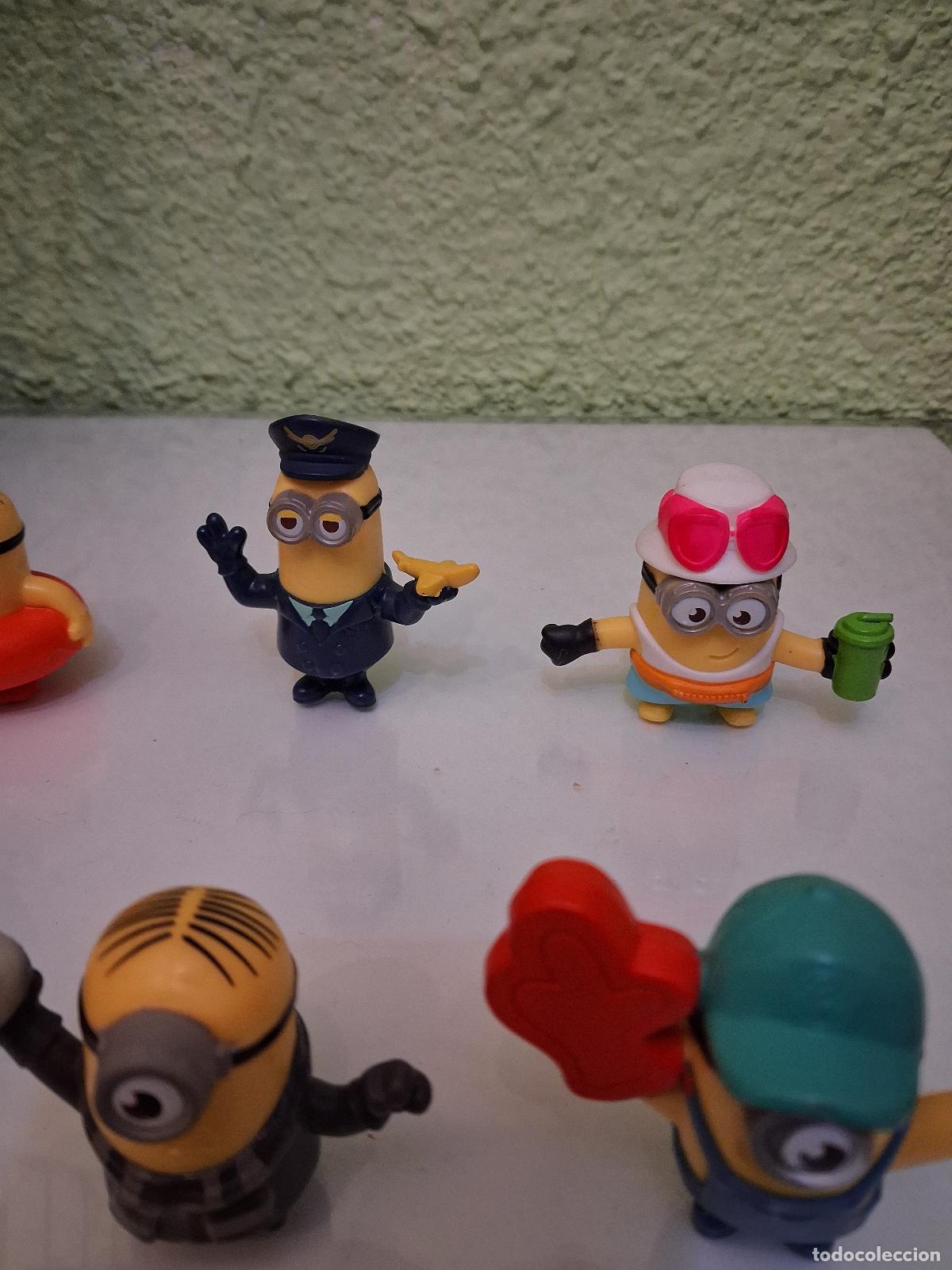 Figuras de goma y PVC: Lote de 6 mu&ntilde;ecos Minions - Foto 4