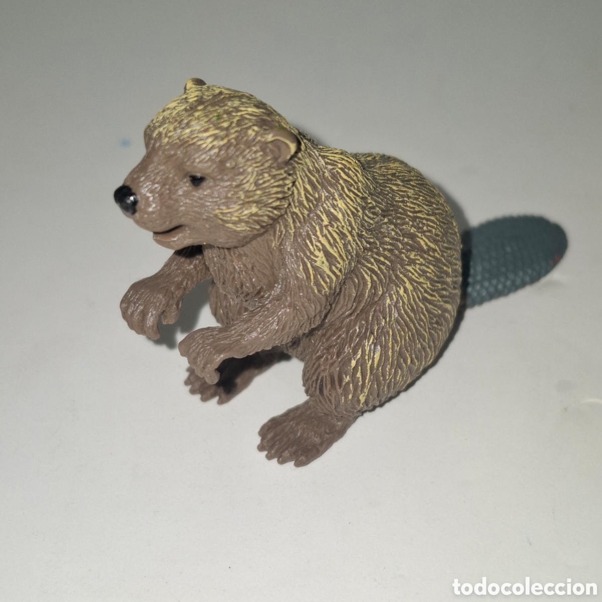 Figuras de goma y PVC: FIGURA DE PVC CASTOR SERIE ANIMALES SALVAJES