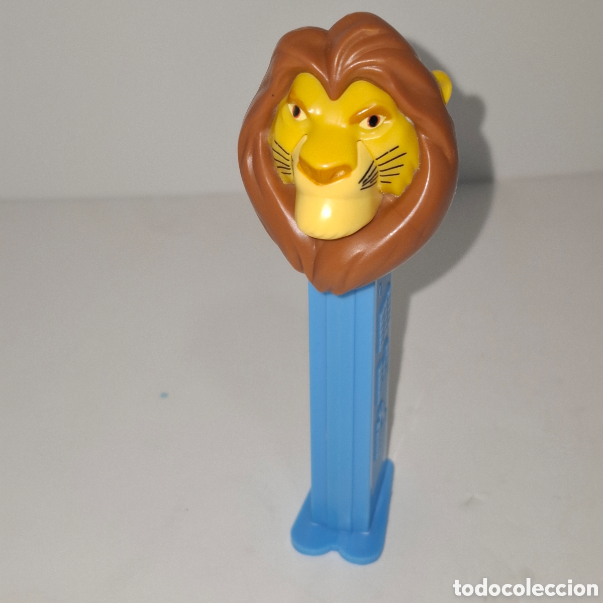 Figuras de goma y PVC dispensador PEZ: DISPENSADOR DE CARAMELOS PEZ REY LEON MUFASA WALT DISNEY