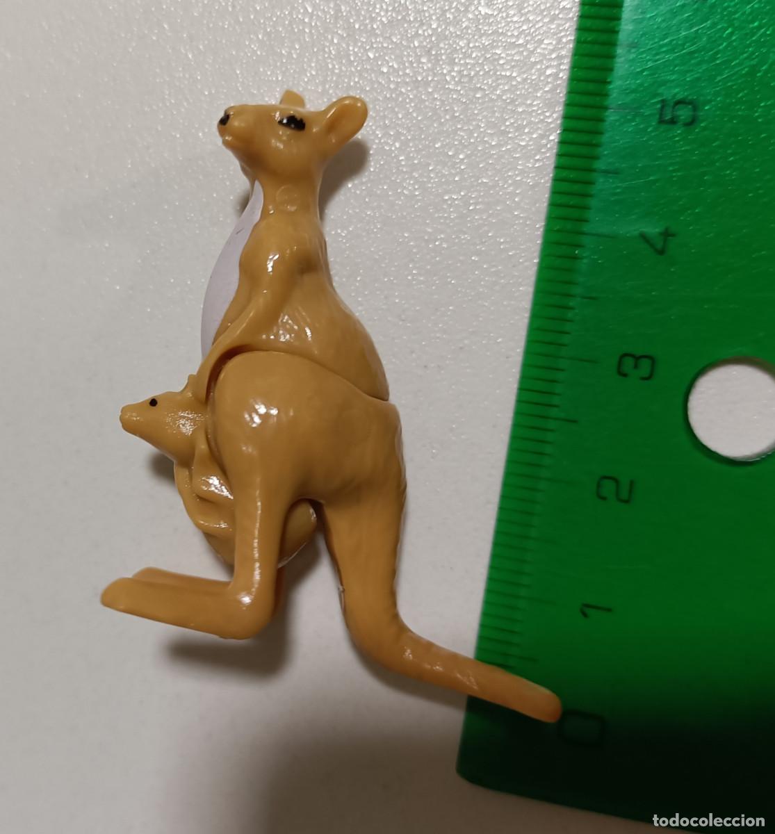 Figuras de goma Kinder: kinder natoons realista marsupial canguro cria mu&ntilde;eco animal figura figurita