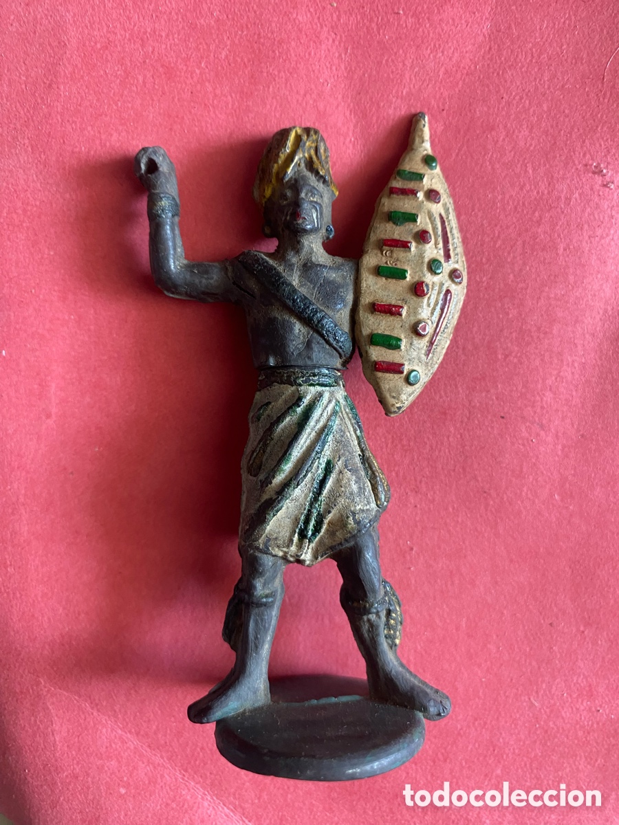 Figuras de goma y PVC: Guerrero negro africano Gama