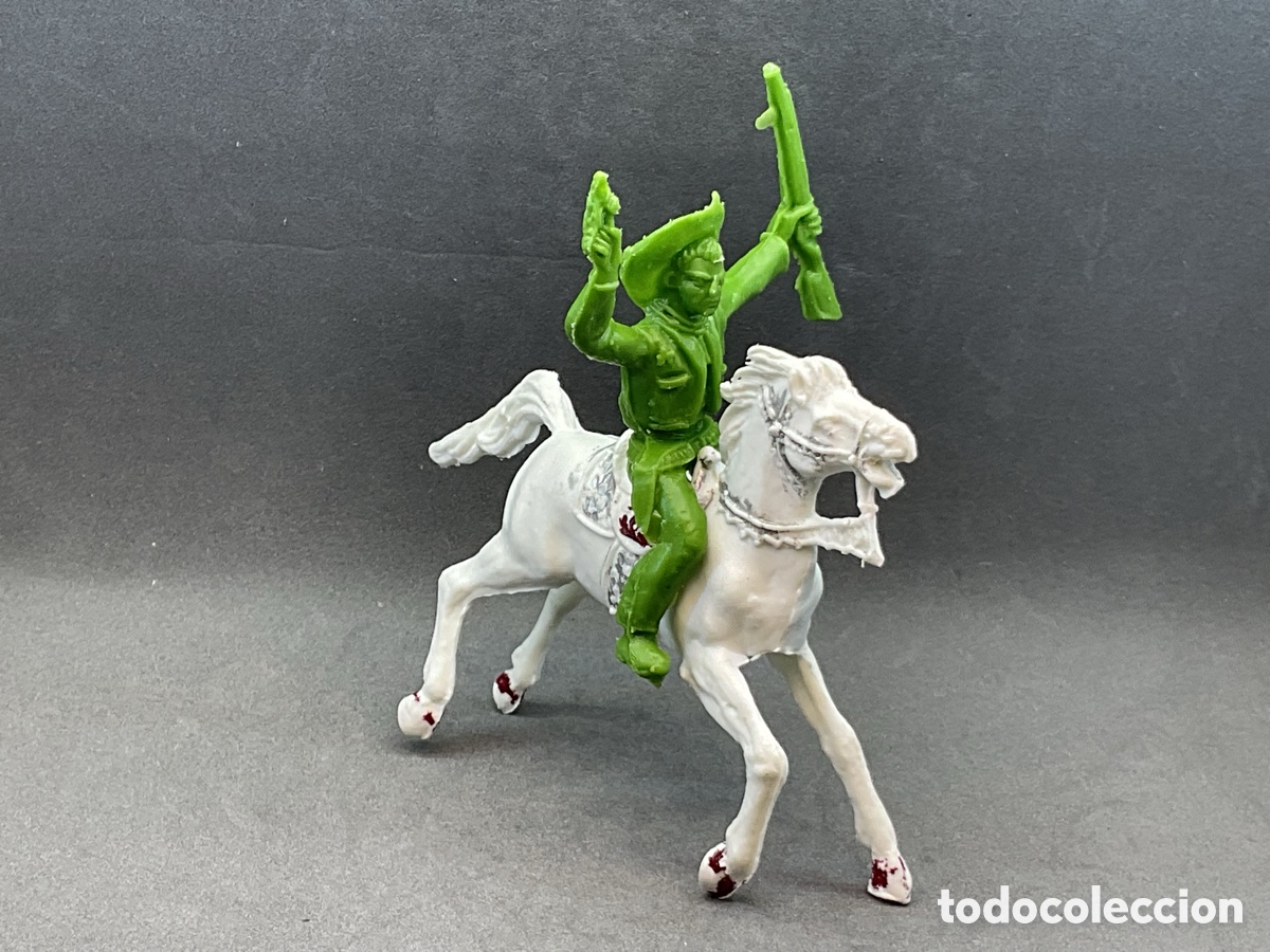 Figuras de goma y PVC: Antigua Figura del Oeste en Pl&aacute;stico Reigon. Serie Indios y Vaqueros. Made in Spain