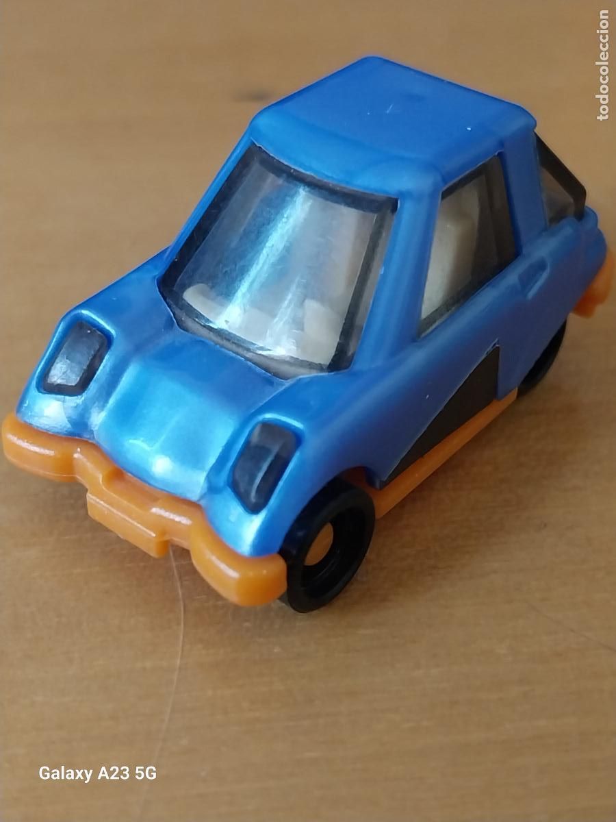 Figuras de goma Kinder: KINDER CHOCOLATE MINI BUBBLE MICROCAR CAR COCHE K03 N73 4 MONTABLE 3.84CMS LARGO