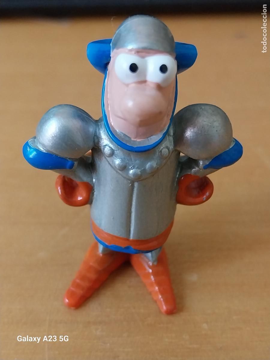 Figuras de goma Kinder: KINDER CHOCOLATE CASTLE BERTRAND LE MALINGRE FIGURA MONOBLOQUE CROMADA 4CMS ALTO